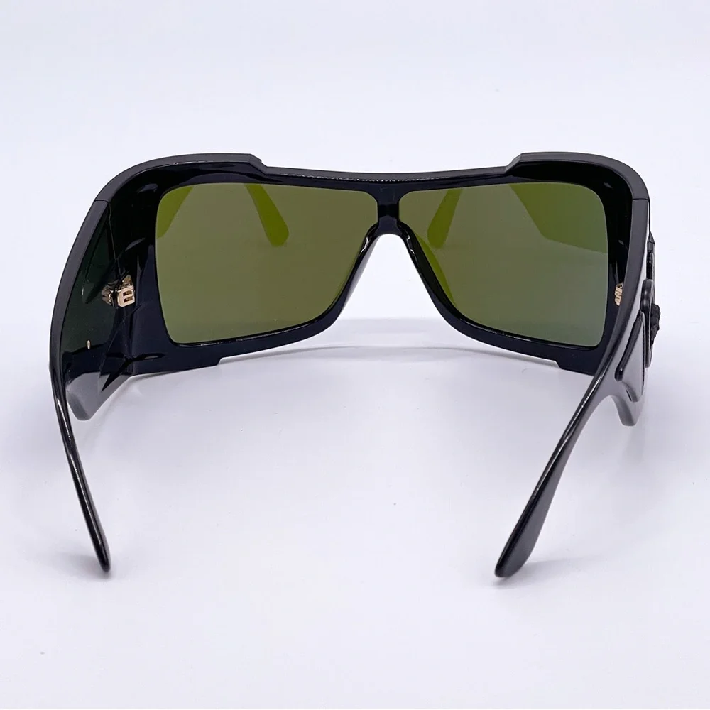 NEW MAXI MEDUSA BIGGIE SHIELD SUNGLASSES VERSACE VE4451 GB1/55 UNISEX NEW